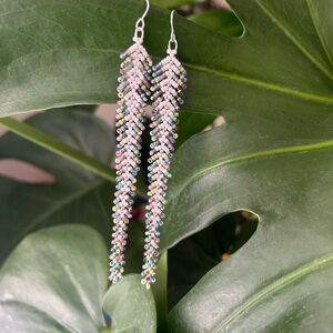 Elegant Multicolor Beaded Earrings